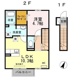 オレンジハウスの物件間取画像